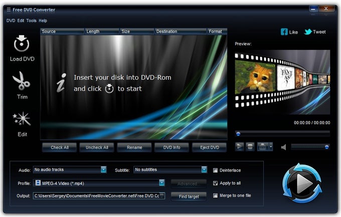 Free DVD Converter for Windows Free download and software