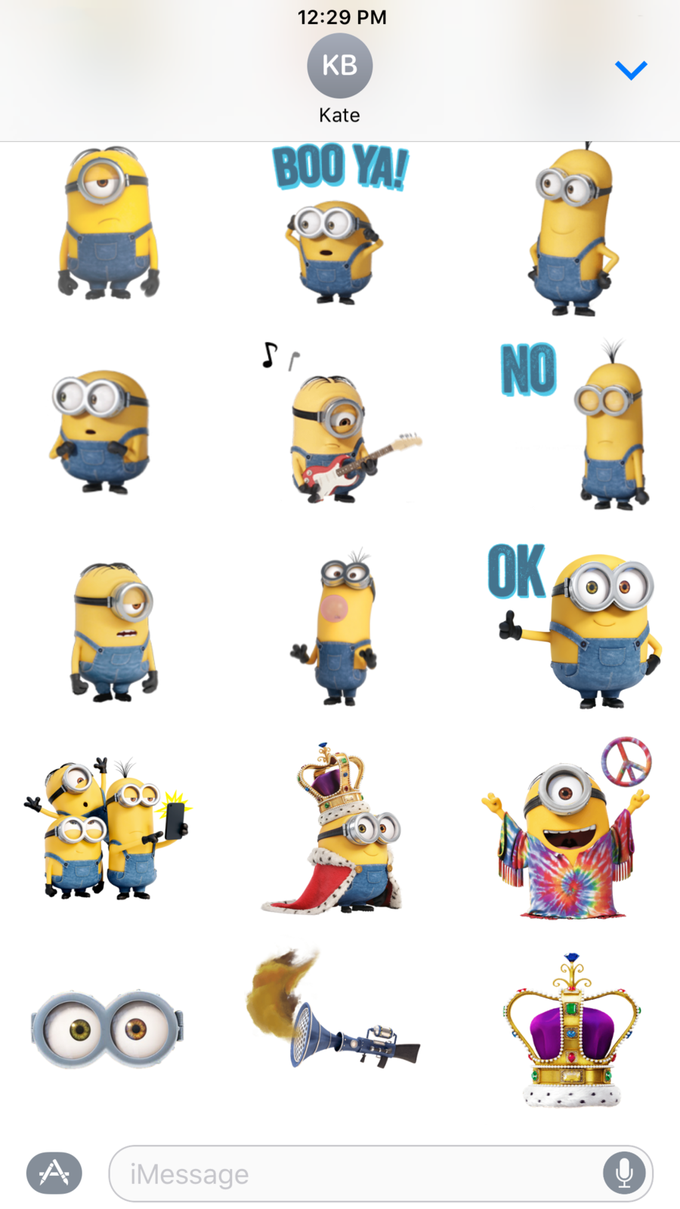 Minions Movie Stickers for iOS - Free download and software reviews - CNET  Download