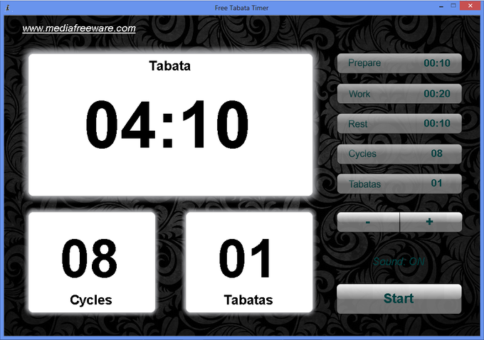 Free Tabata Timer for Windows Free download and software reviews CNET Download