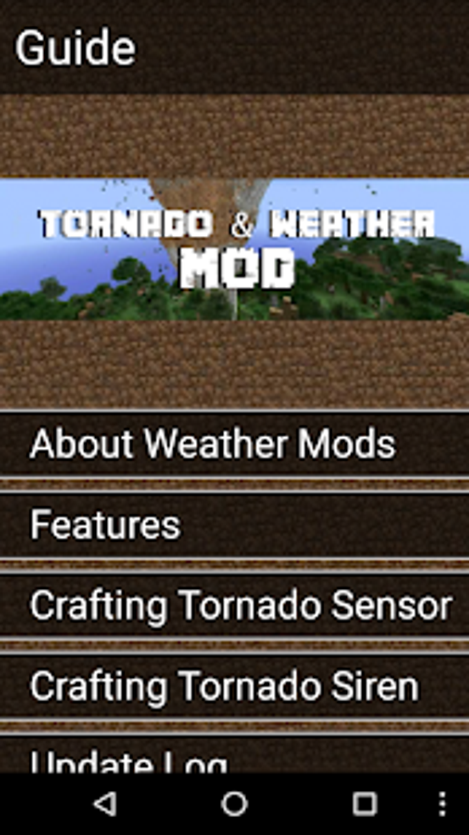 Tornado Mod for Minecraft Pro! for Android - Free download and software  reviews - CNET Download