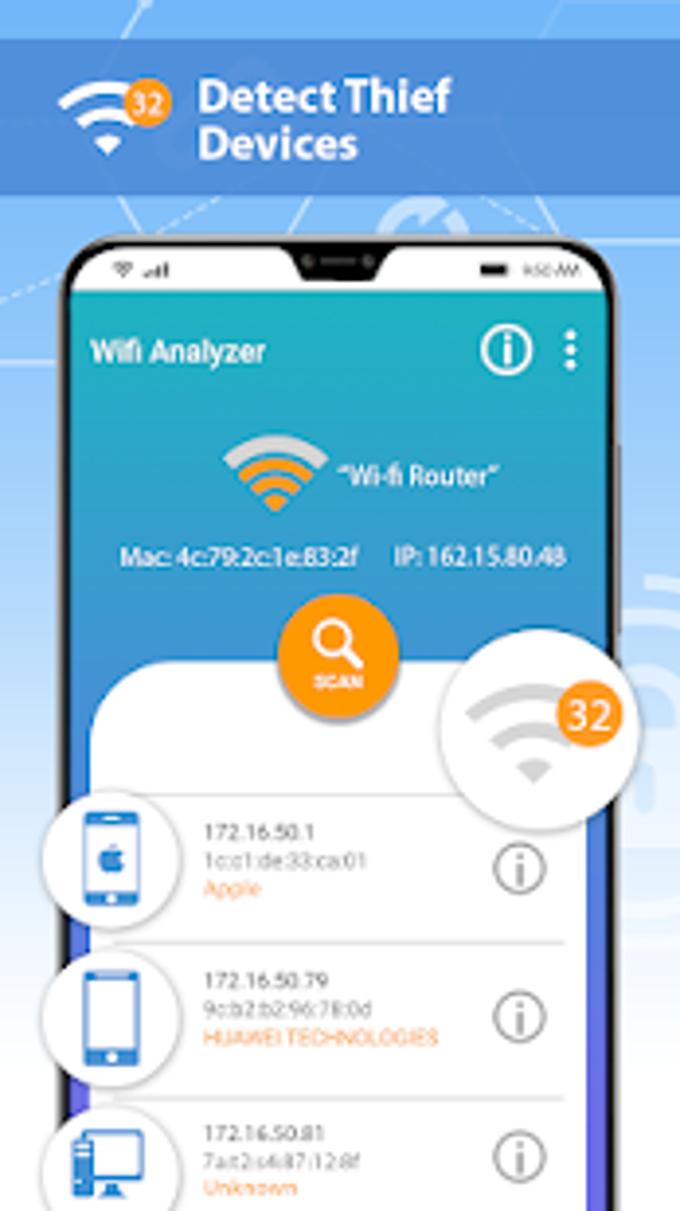 Detect WiFi Users - Wi-Fi Spy and Analyzer for Android - Free download and  software reviews - CNET Download