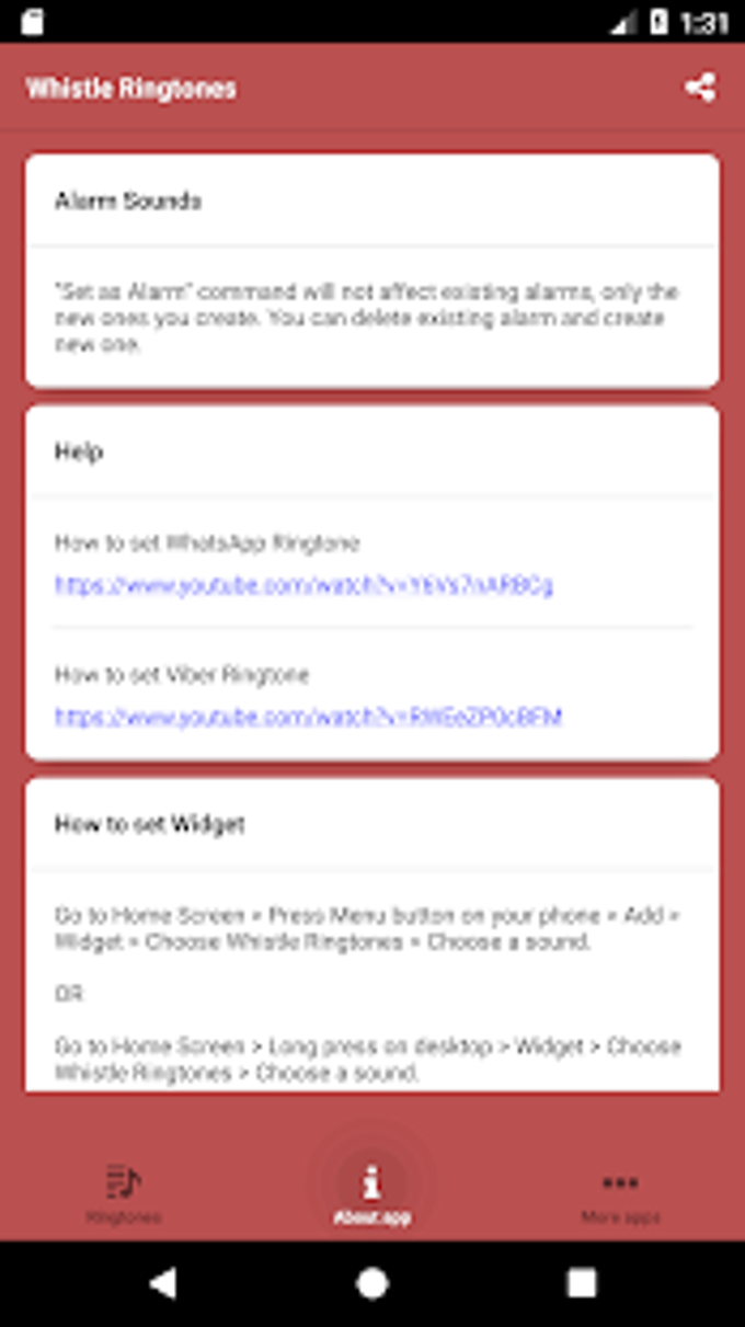 Whistle Ringtones for Android - Free download and software reviews - CNET  Download