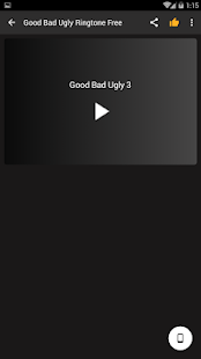 good bad ugly ringtone free for Android - Free download and software  reviews - CNET Download