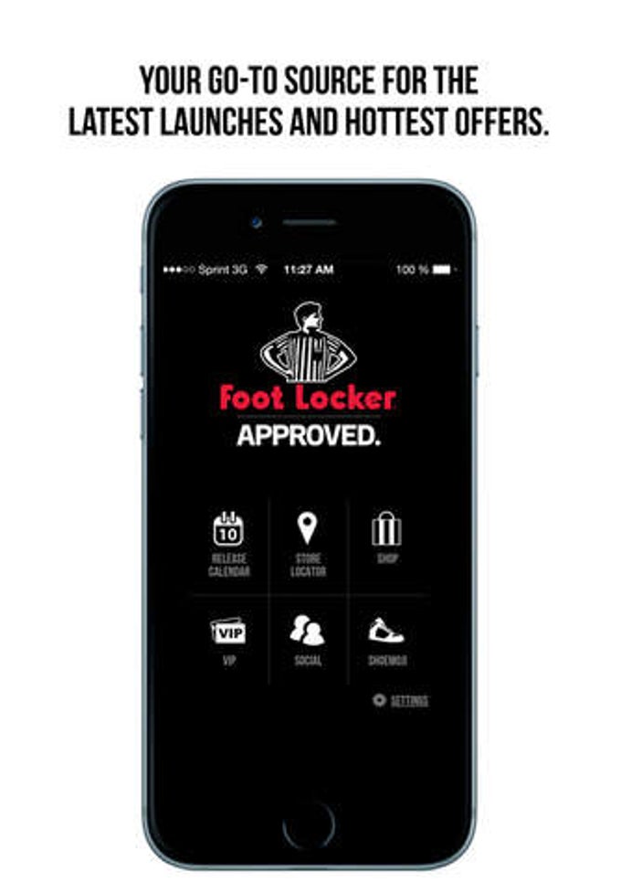 foot locker release locator