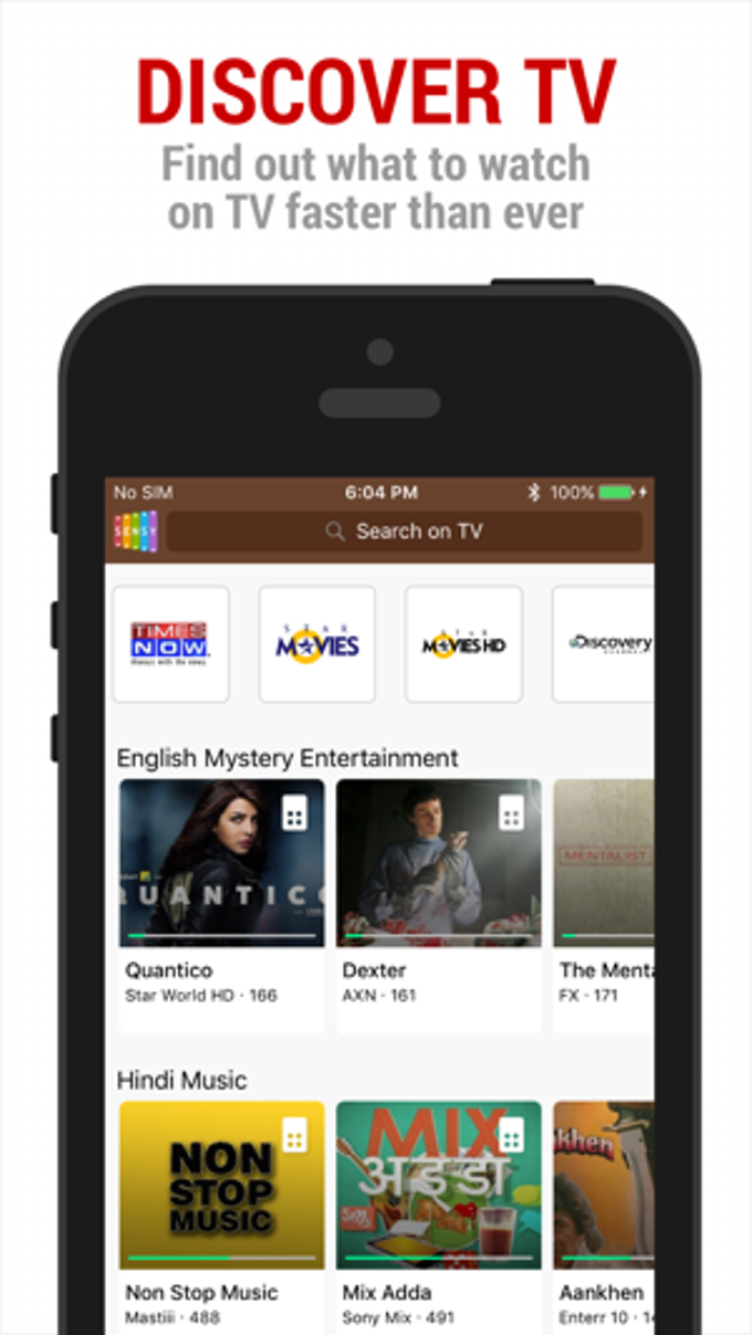 Sensy India TV Guide & Remote for iOS - Free download and software reviews  - CNET Download