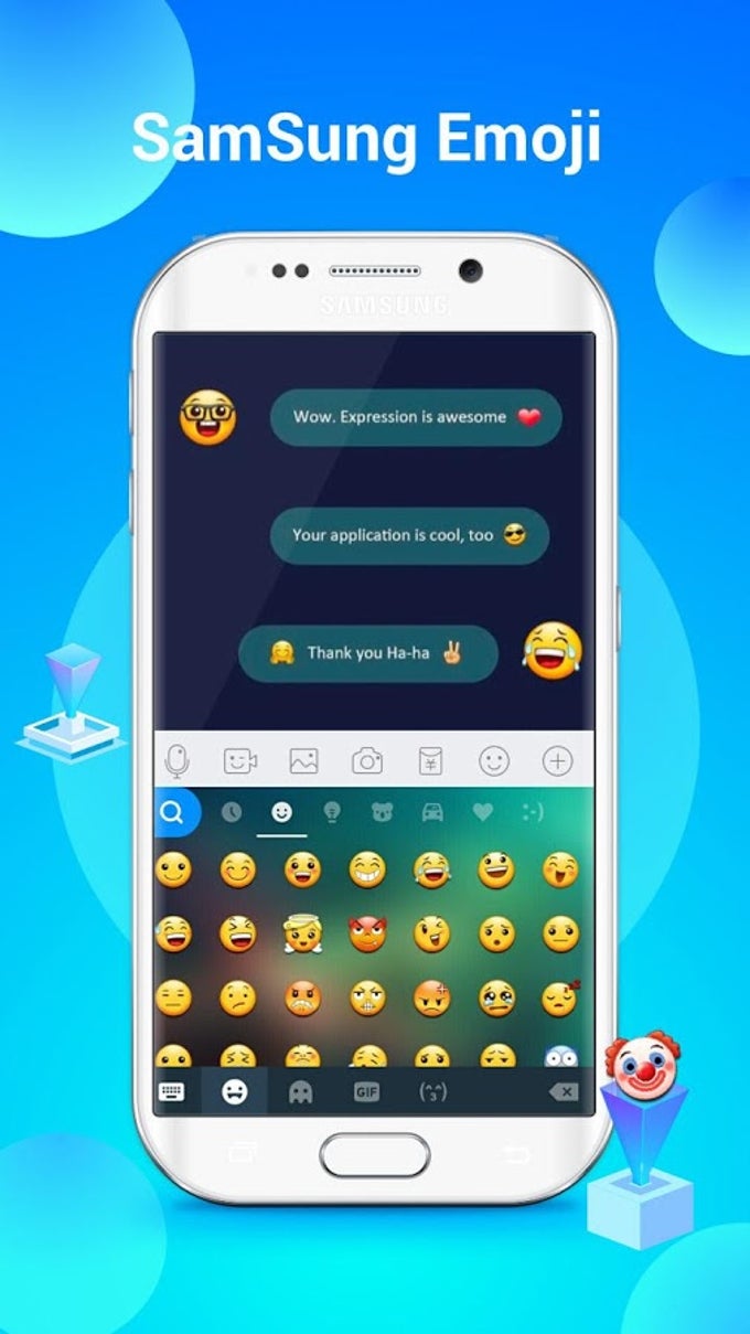 Samsung Galaxy Emoji Free, Kika Keyboard emoticons APK for Android - Free  download and software reviews - CNET Download