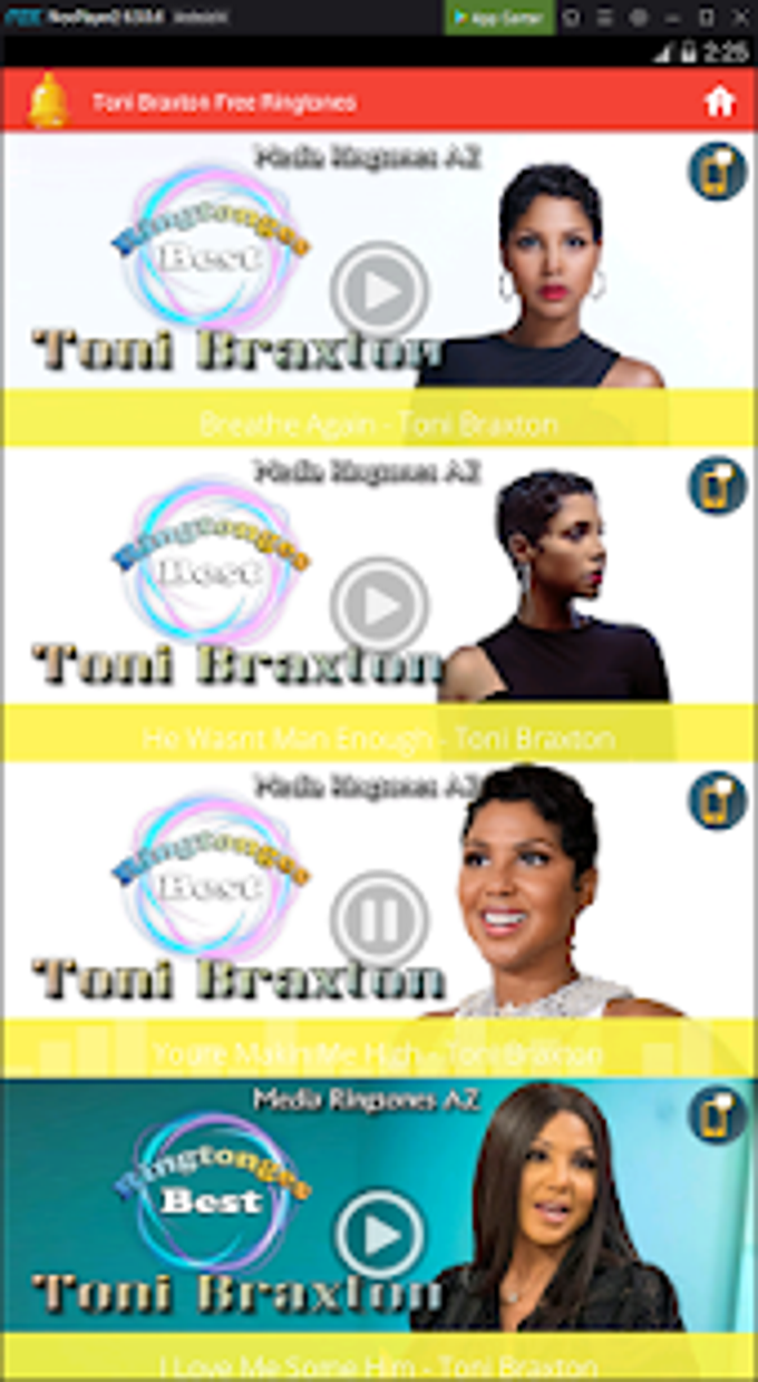 Toni Braxton Free Ringtones for Android - Free download and software  reviews - CNET Download