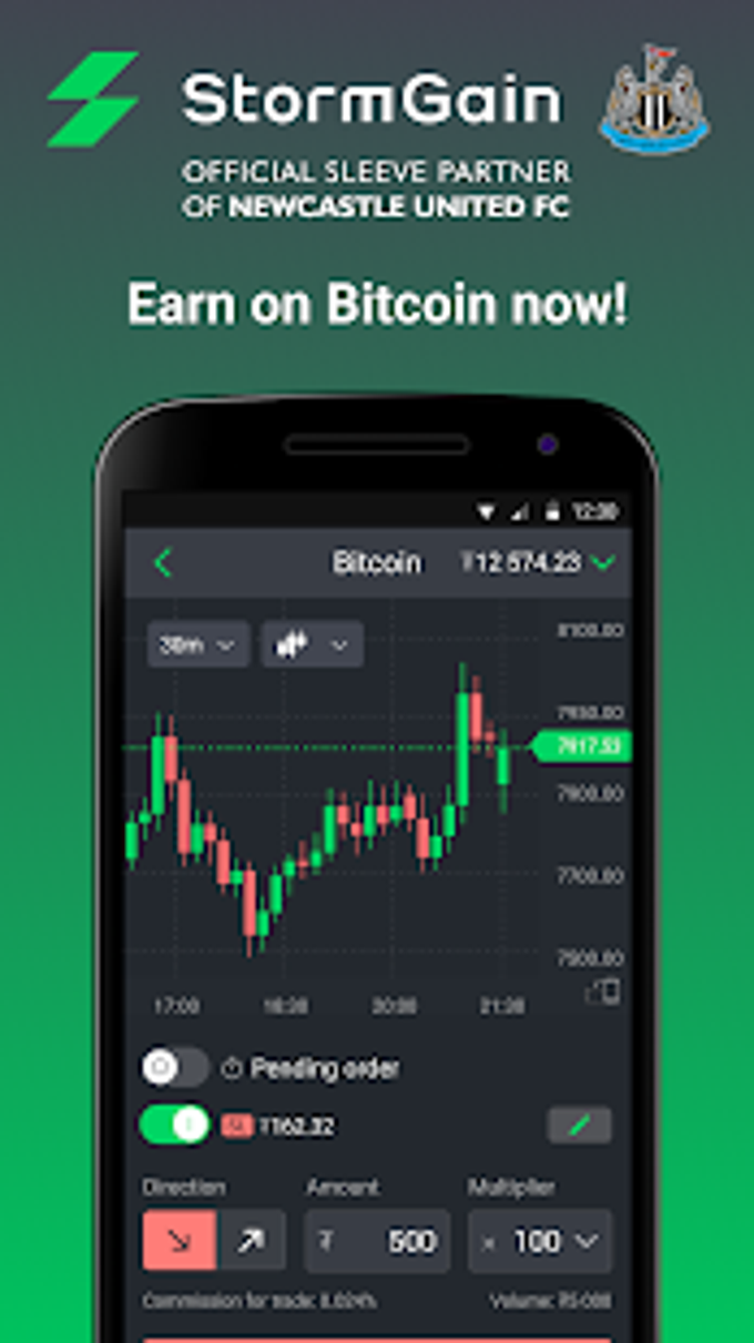 StormGain: Cryptocurrency Trading App for Android - Free download and  software reviews - CNET Download