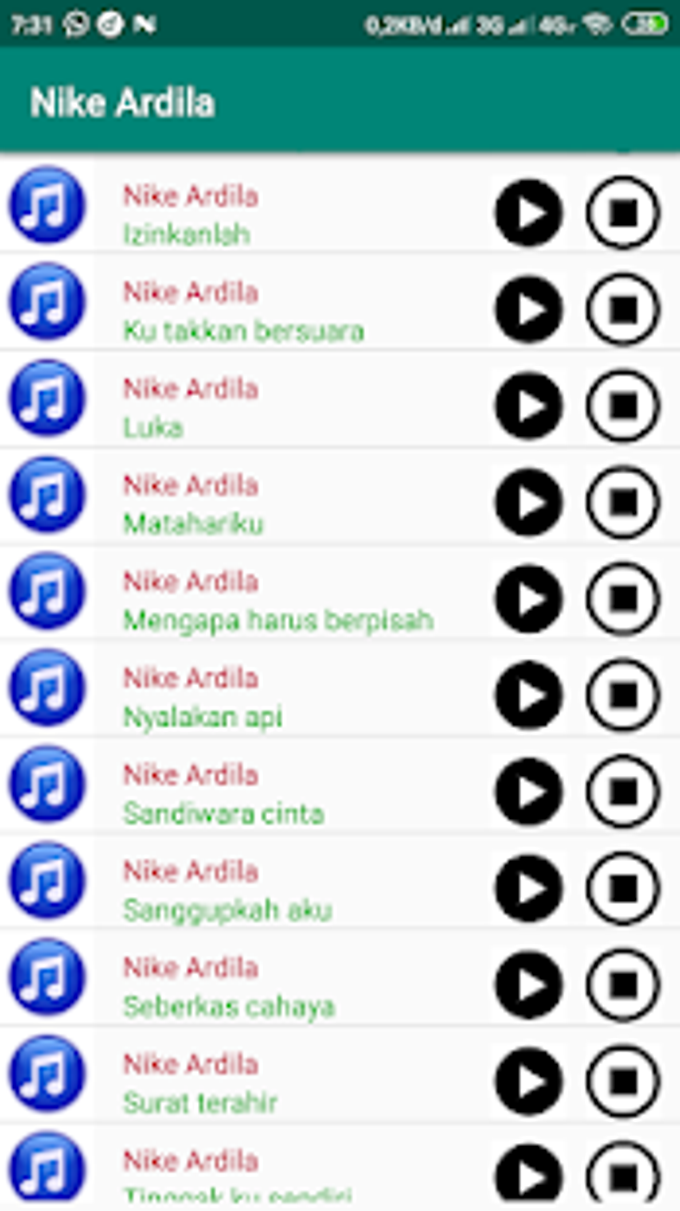 Nike Ardila Mp3 for Android Free download and software reviews CNET Download