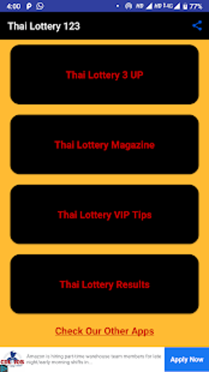 Thai Lottery 123 APK for Android - Free download and software reviews -  CNET Download
