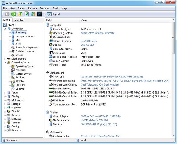 AIDA64 Business for Windows - Free download and software reviews - CNET  Download