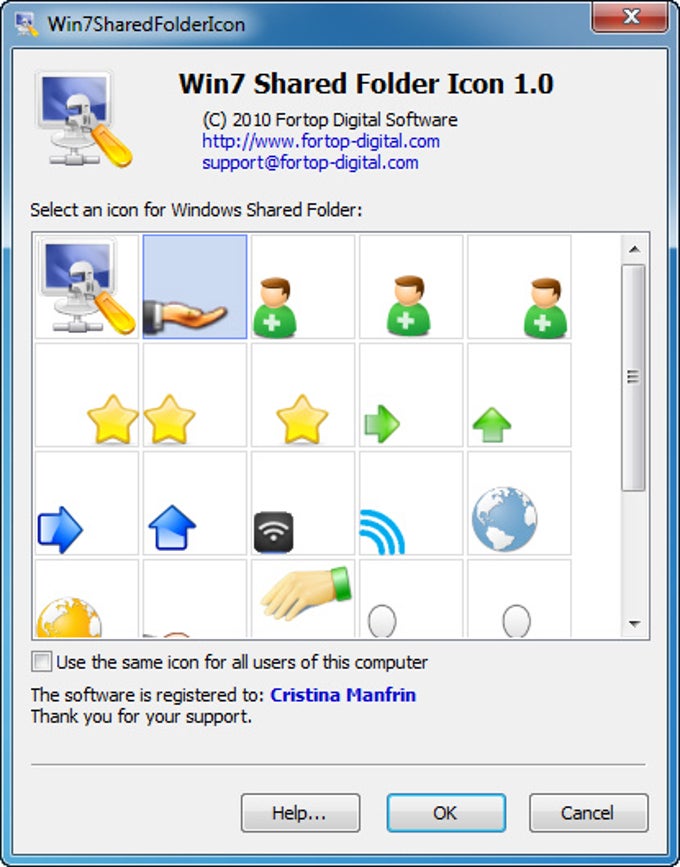 Windows Shared Folder Icon