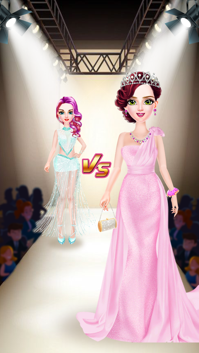 green emerald velvet dress Fashion Diva Dress Up Game - Fashionista World main image 1