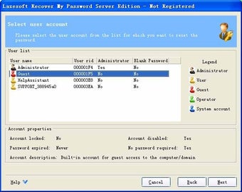 Image 0 for Lazesoft Recover My Passw…