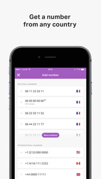Image 0 for onoff App - multiple numb…