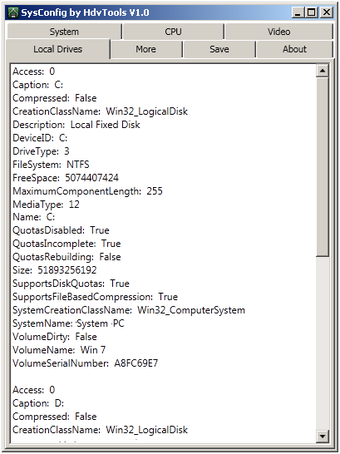 Image 1 for SysConfig