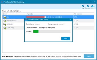 Image 0 for Free RAW Partition Recove…