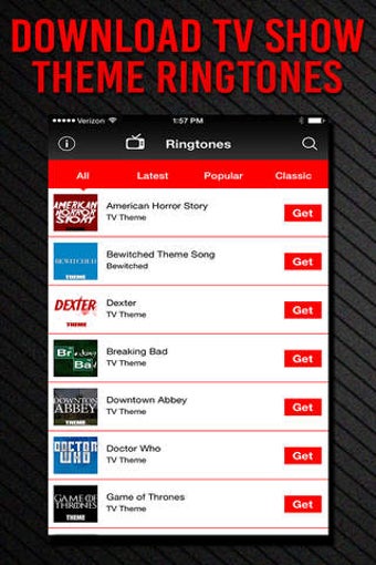 Image 0 for TV Show Themes Ringtones