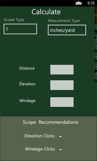 Imagen 1 para Scope Clicks Calculator f…