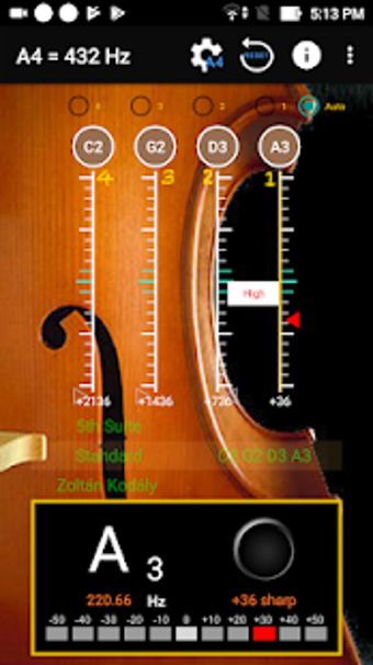 Image 2 for CelloTuner - Tuner for Ce…