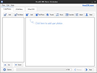 Image 0 for Free2X DVD Photo Slidesho…