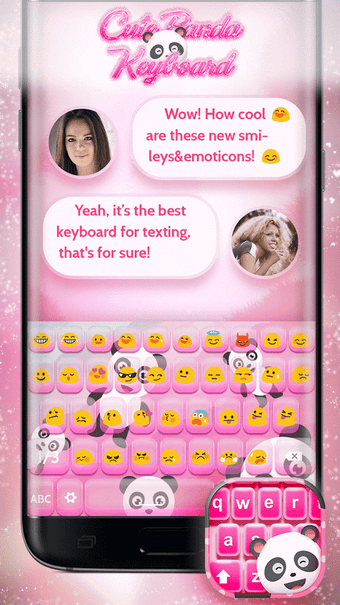 Imagen 1 para Cute Panda Keyboard