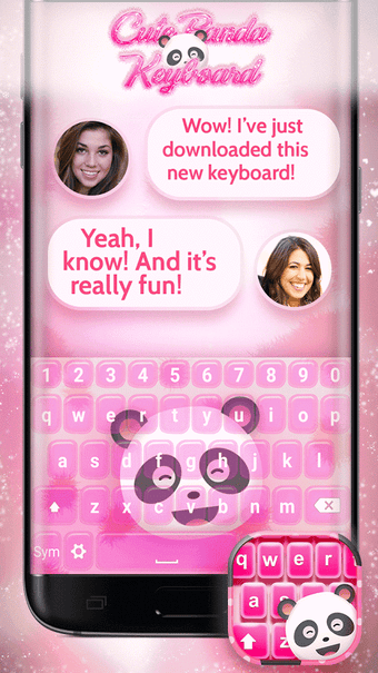 Imagen 2 para Cute Panda Keyboard