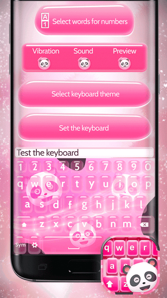 Imagen 3 para Cute Panda Keyboard
