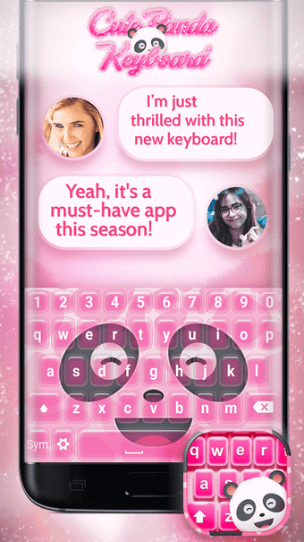 Imagen 0 para Cute Panda Keyboard