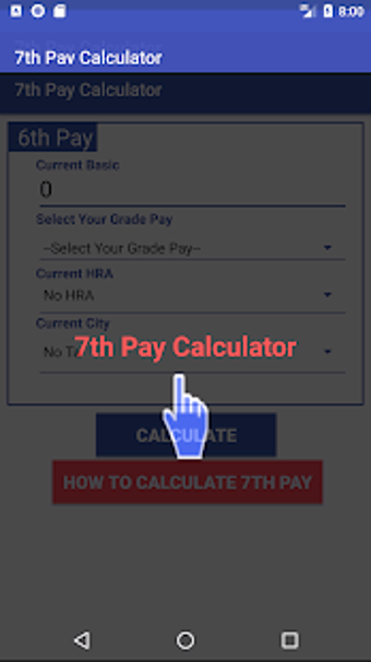 Imagen 2 para 7th Pay Arrears Calculato…