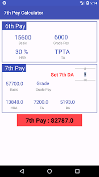 Image 0 for 7th Pay Arrears Calculato…
