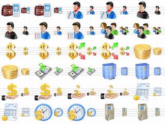 Image 0 for 3D Business Icons