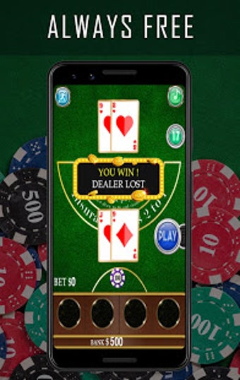 Imagen 1 para Blackjack 21 - Offline & …