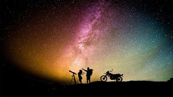 Imagen 2 para Starry Sky Live Wallpaper…