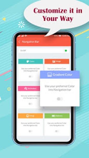 Imagen 3 para Colorful Custom Navigatio…