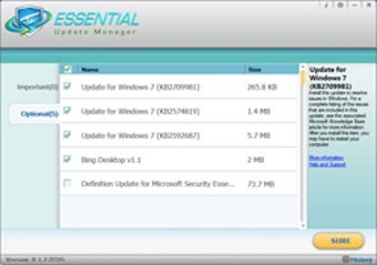 Image 0 for Essential Update Manager