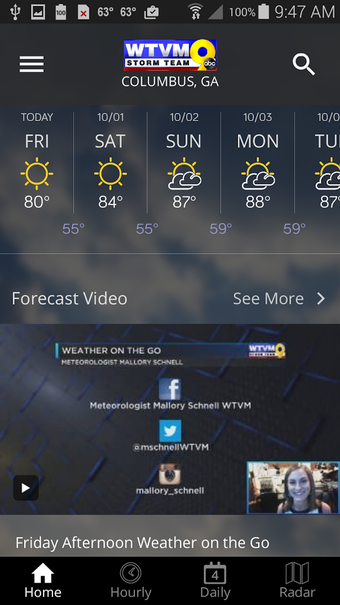 Imagen 0 para WTVM Storm Team 9 Weather
