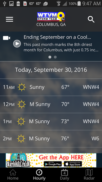 Imagen 5 para WTVM Storm Team 9 Weather