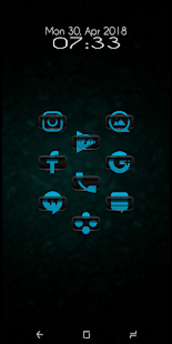 Imagen 3 para AJ Turquoise Dark Icon Pa…