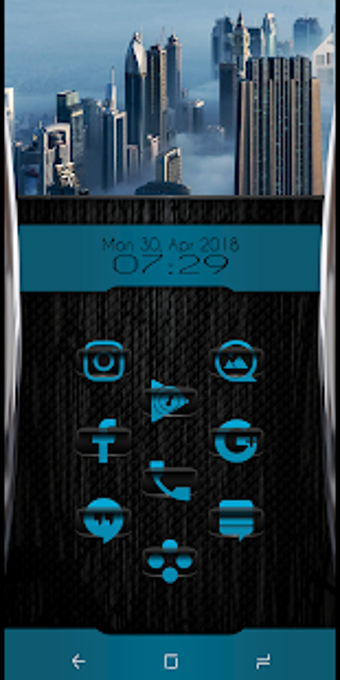 Imagen 1 para AJ Turquoise Dark Icon Pa…