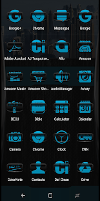 Imagen 0 para AJ Turquoise Dark Icon Pa…