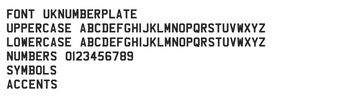 Imagen 0 para UK Number Plate