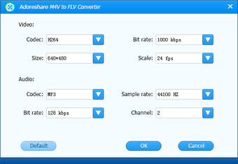 Image 1 for M4V to FLV Converter