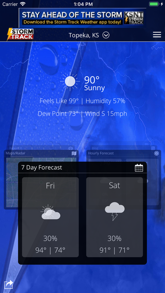 Image 0 for KSNT Weather - Storm Trac…