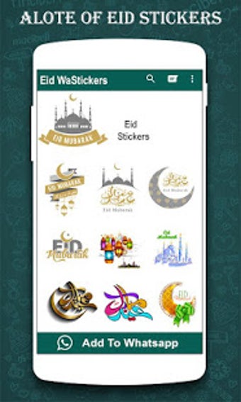 Image 2 for Eid Mubarak wishes sticke…