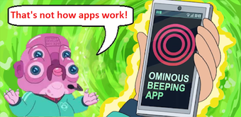 Image 1 for Ominous Beeping App from …
