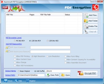 Image 0 for Axommsoft PDF Encryption