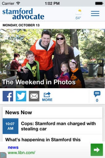 Image 0 for StamfordAdvocate for iPho…