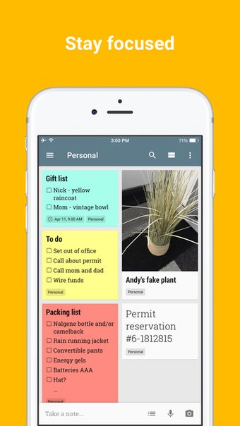 Image 0 for Google Keep - Notes and l…