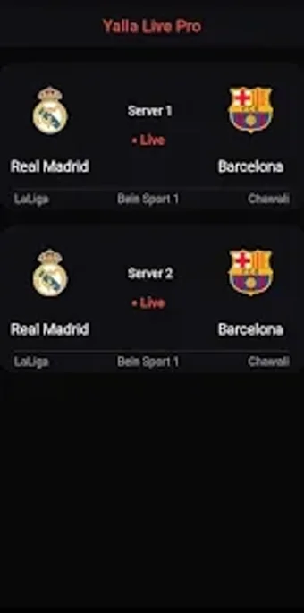 Image 0 for Yalla Live Pro: Live Spor…